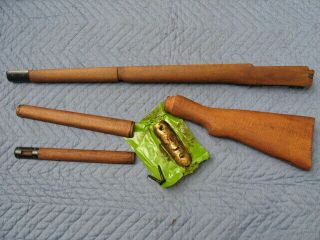 Smle Lee Enfield Rifle Wood Stock Set No4 Mk1.  303 Buttplate