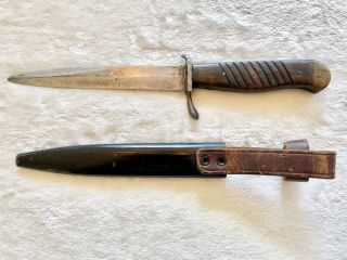 WW1 / WW2 GERMAN TRENCH KNIFE / FIGHTING KNIFE / BOOT KNIFE 2