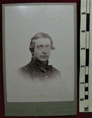 Cabinet Card,  ID’d 65th Illinois,  Scotch Regiment 2