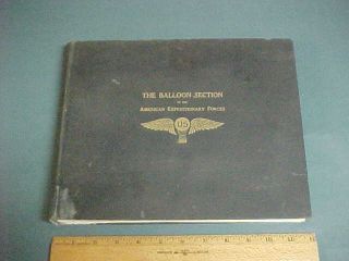 The Balloon Section Of The American Expeditionary Forces Aef Wwi Unit History