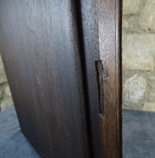 Antique French Deep Carved Oak Wood Door Panel - Black Forest Style - Hunting Dog 12