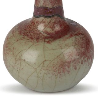 CHINESE QING PATTERNED CELADON VASE 19TH C. 6