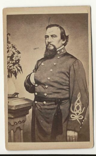 Civil War Cdv Confederate General Roger Hanson Kia