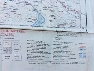 Cold War Issue 1950s British RAF SAS Bushire Tehran Silk Escape Map 6