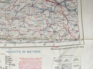 Cold War Issue 1950s British RAF SAS Vienna Trieste Silk Escape Map 2