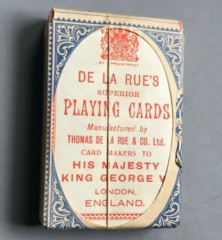 1910 - 30s Playing Cards De La Rue 