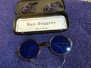 Wwii Aviator Goggles Sun Made In Germany