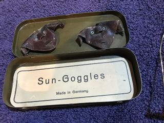 WWII Aviator Goggles Sun Made In Germany 4