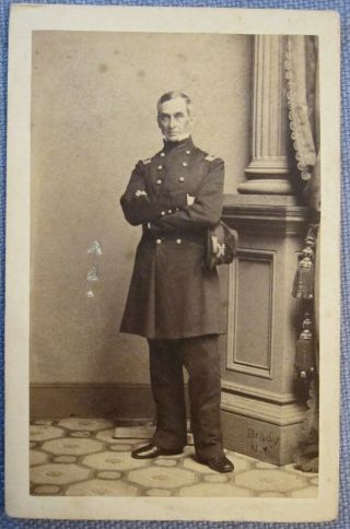 Cdv,  Major Robert Anderson,  Commander Of Fort Sumter,  Sc.