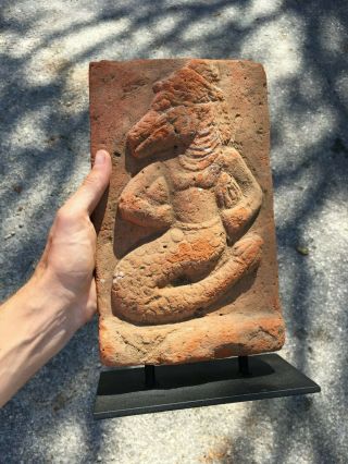 Possible Ancient Gandhara / Java Majapahit Naga Temple Stone Relief Fragment