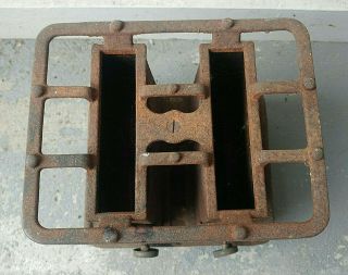 Antique July 28th 1885 Cast Iron Stove For Sad Iron Heater Tabletop Burner 3