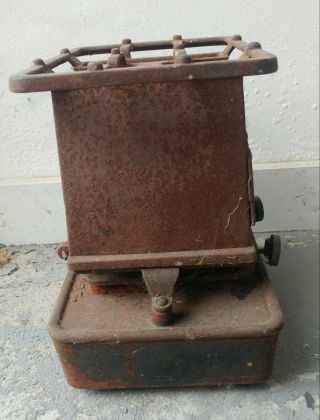 Antique July 28th 1885 Cast Iron Stove For Sad Iron Heater Tabletop Burner 9