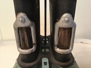 Antique Cast Iron Dual Burner SAD Iron/Heating Stove. 9