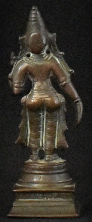 Fine Quality Antique Indian India Bronze Statue of Standing Figure - 1800 ' s 2