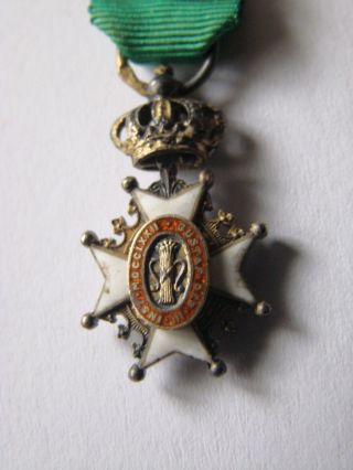 Sweden MINIATURE for Order of the VASE 4th class,  medal 2