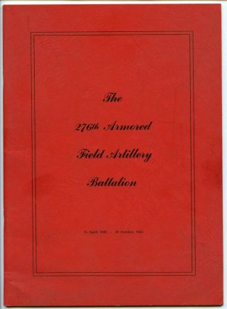 Wwii The 276th Armored Field Artillery Battalion Bruce Palmer Unit History