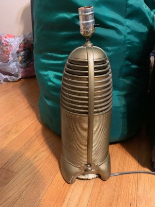Vintage 1949 Mitchell Model 1250 " Lullaby " Am Tube Bakelite Bed Lamp - Radio