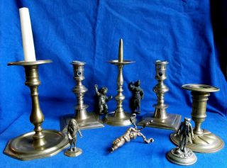 16th century French Renaissance Henri II bronze pricket candlestick circa 1560 2