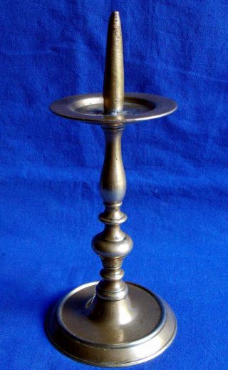 16th century French Renaissance Henri II bronze pricket candlestick circa 1560 3