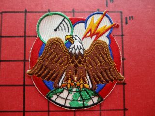 Air Force Squadron Patch Usafe 42 Trs Chelveston Rb - 66 Era 1960 10 Trw