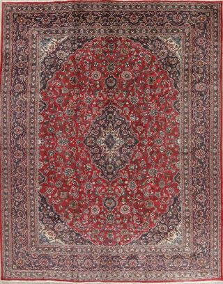 Black Friday Vintage Traditional Floral Kashmar Persian Oriental Area Rug 10x13