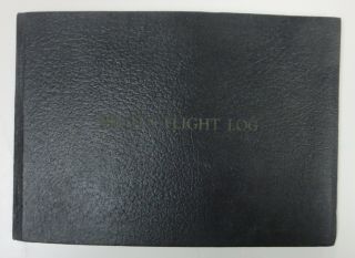 1950s Korean War Vintage Pilots Training Flight Log Book