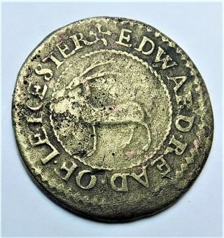 Leicester Edward Read 1/2d 1666 17th Century Traders Trading Token