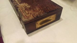 1926 Vintage A.  C.  Gilbert Erector Set 7 Wood Box 8