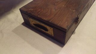 1926 Vintage A.  C.  Gilbert Erector Set 7 Wood Box 9