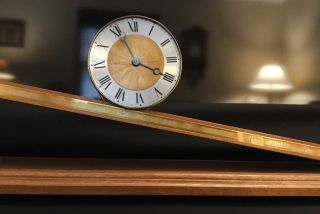 Rare Devon Ltd.  Inclined - Plane Ramp Clock Rolling Incline Gravity Drum England 2