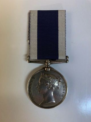 Victorian British Royal Navy Long Service Medal To Rmli Senior Nco