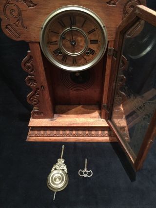 Ansonia Cottage Clock - 8 Day - Beautifully 4
