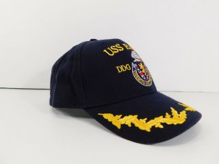 USS BARRY DDG - 52 Official USA Navy HAT Cap Blue STRENGTH AND DIVERSITY Crest 6