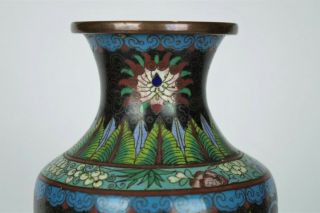 Fine Collectable Antique Chinese Cloisonne Dragon Vase 6