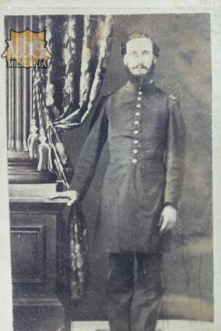 Civil War CDV Union Army Officer Photo 3