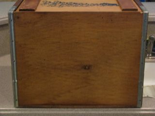 VINTAGE ANHEUSER - BUSCH WOODEN CASE BOX,  RARE,  18 X 14, 5