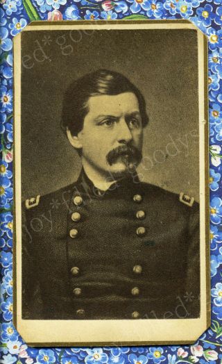 Civil War General George B Mcclellan 1860s Cdv