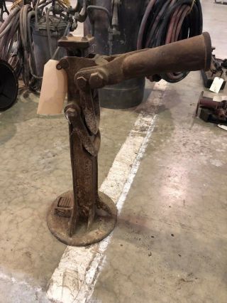 Vintage - Antique Large House - Railroad - Buggy - Truck Jack No 4 36 " Tall