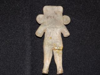 Pre - Columbian Mayan Effigy Clay Figure,  Central America,  Authentic 3