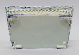 Antique 18thC Chinese Porcelain Rectangular Bowl Come Tray Qianlong Period 2