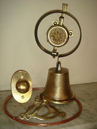 Victorian Door Bell,  Servants Bell.  Pull & Cranks,  Antique Bell.
