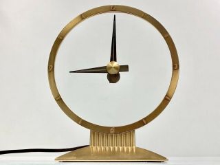 Art Deco Jefferson Golden Hour Vintage Mystery Clock Great