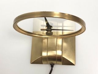 Art Deco Jefferson Golden Hour Vintage Mystery Clock Great 3