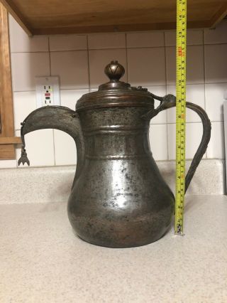 Antique Islamic Middle Eastern Dallah Coffee Pot 3