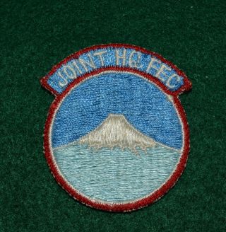Korean War Joint Headquarters Far East Command Patch With Tab Commanded 8240th U