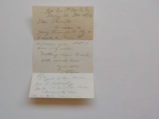 Civil War Letter 1863 Mossy Creek Tennessee Colonel 1st Division Cavalry Corps.