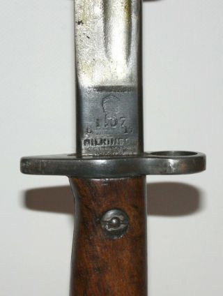 WW1 British 1907 Bayonet c/w Scabbard. 4