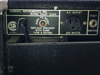 Vintage RANDALL COMMANDER II RG120 - 212 Guitar Amp; tested: works; S&H 8