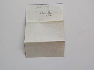 Civil War Letter 1864 Soldiers Copperheads Clear Creek Iowa Cover Stamp Cancel 3