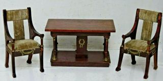 Charming Old Dolls House Furniture - Regency Style - Restoration Projects - Rare